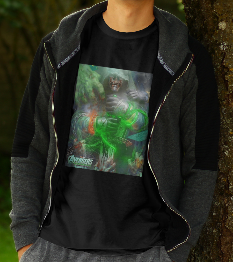 Avengers Doomsday Infinity Vision Powered Heroes Chaos T-Shirt