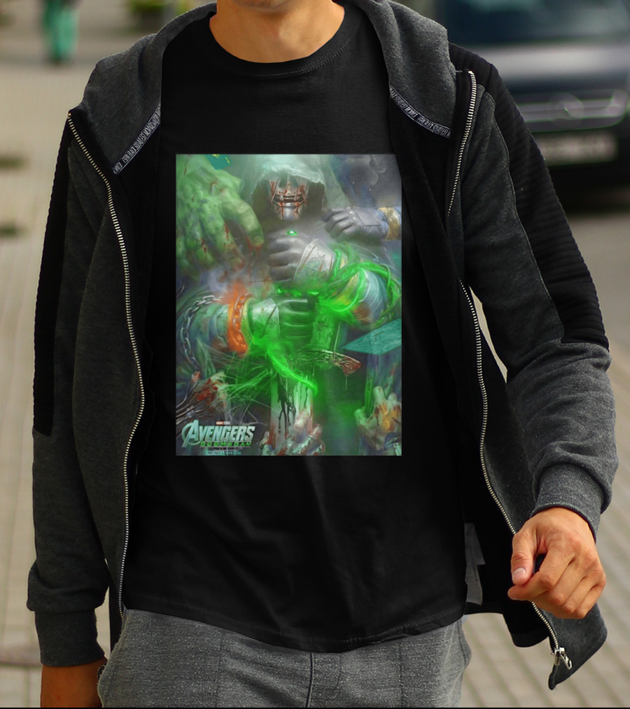 Avengers Doomsday Infinity Vision Powered Heroes Chaos T-Shirt