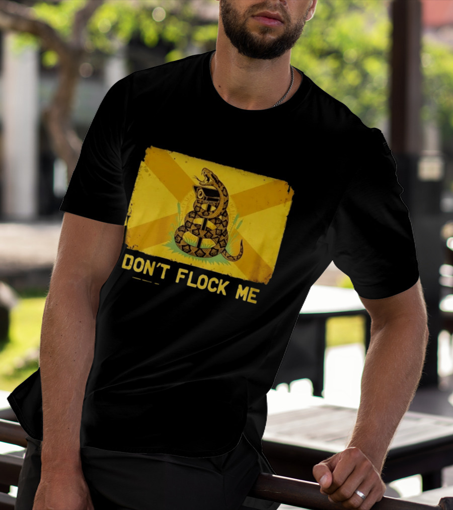 Florida Snake Surveillance Distressed Flag Don't Flock Me T-Shirt