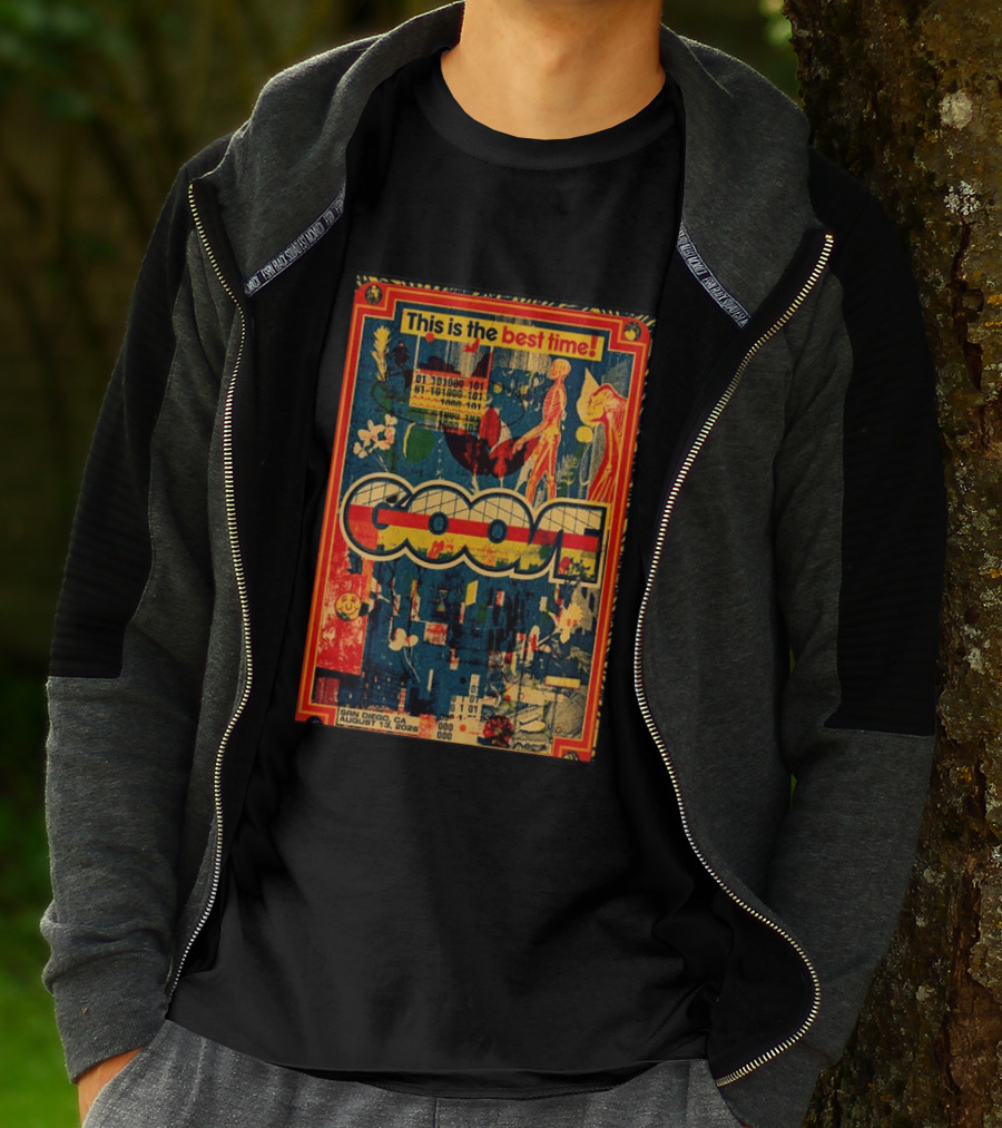 This Is The Best Time Goose San Diego August 13 2026 Tour Cal Coast Credit Union Open Air Theatre T-Shirt