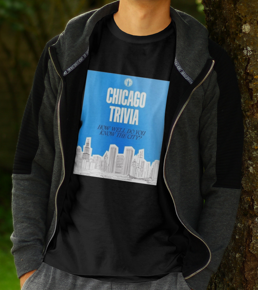 Chicago Trivia How Well Do You Know The City Skyline Quiz T-Shirt