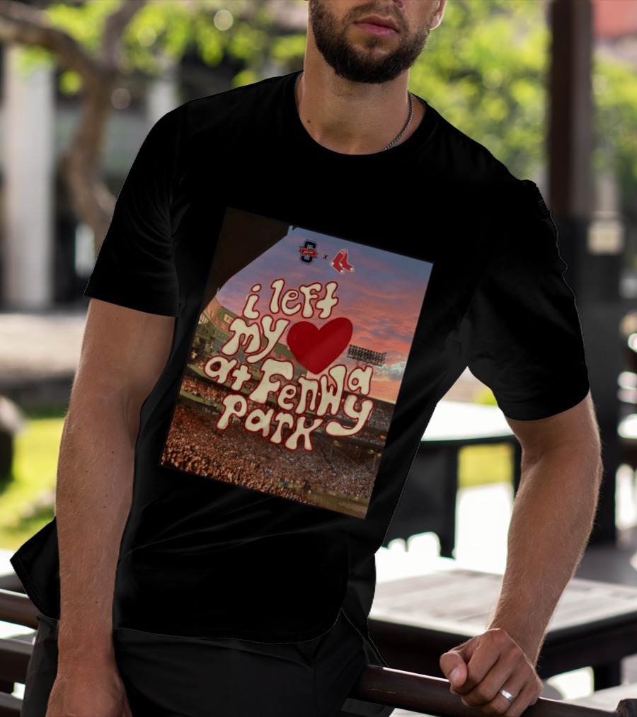 Cleveland Guardians Boston Red Sox I Left My Heart At Fenway Park T-Shirt