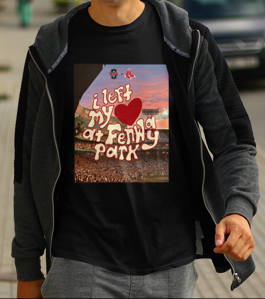 Cleveland Guardians Boston Red Sox I Left My Heart At Fenway Park T-Shirt