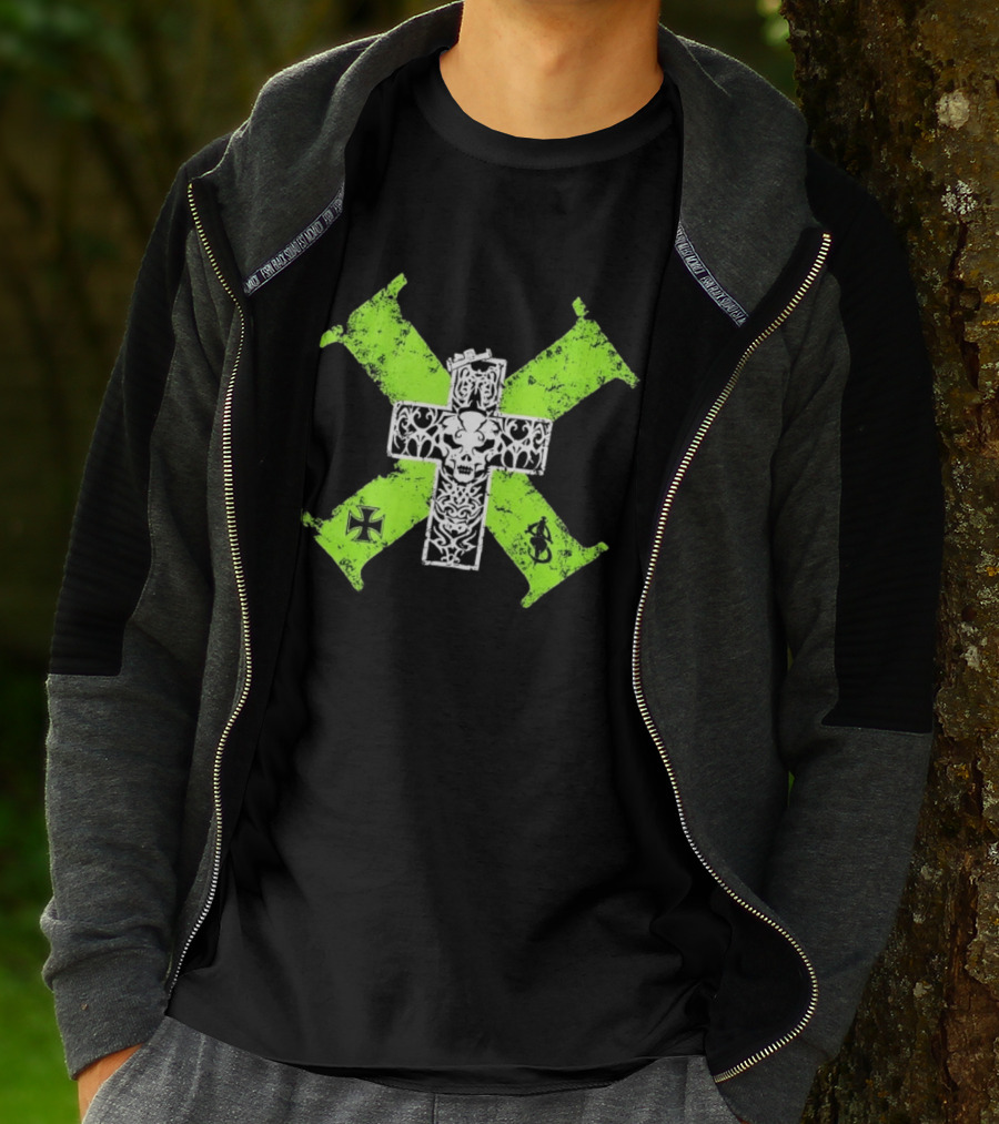 D Generation X Distressed Skull Cross DX WWE Wrestling T-Shirt