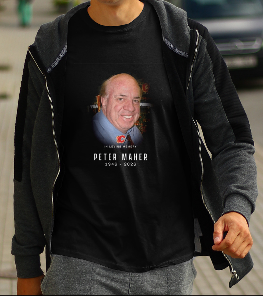 In Loving Memory Peter Maher 1946 2026 Flames T-Shirt