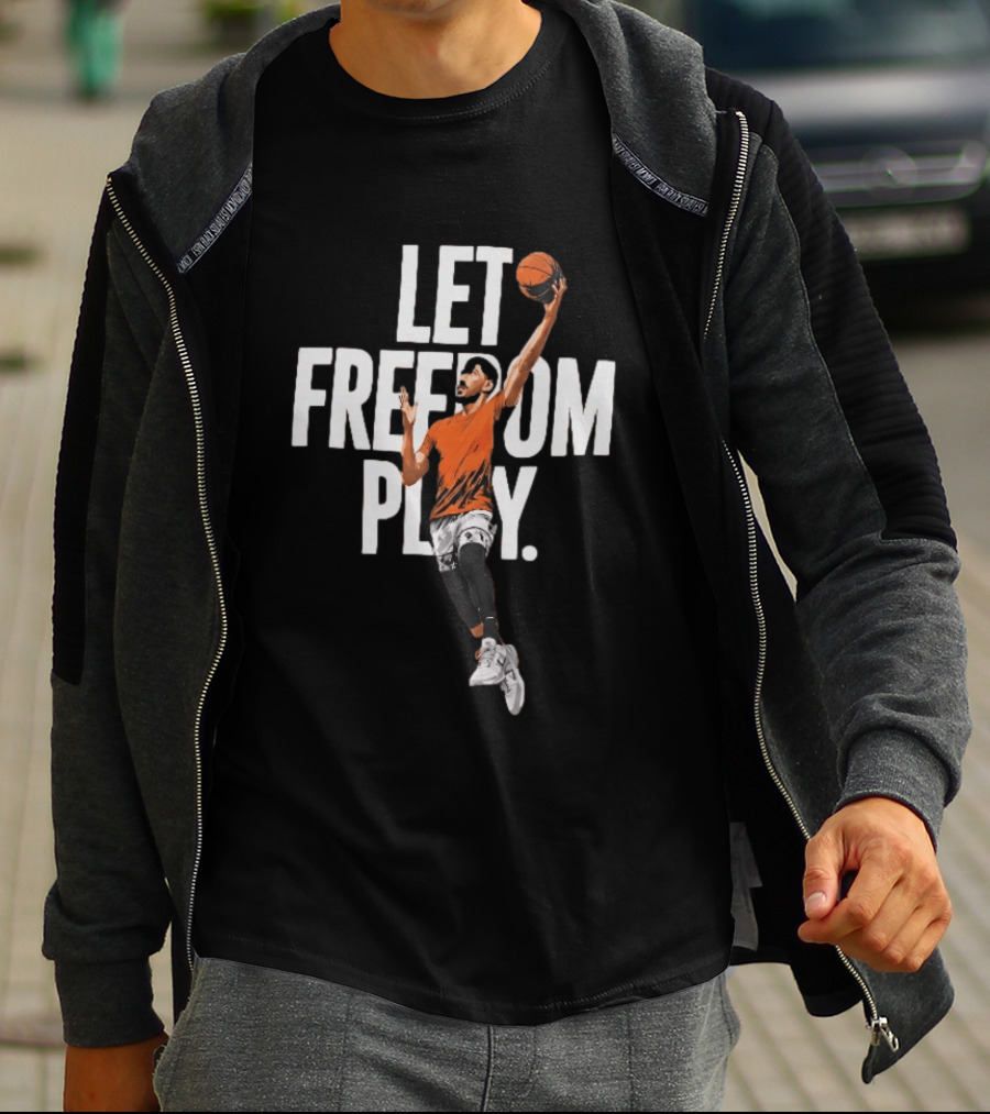 Let Freedom Play Basketball Enes Kanter Freedom T-Shirt