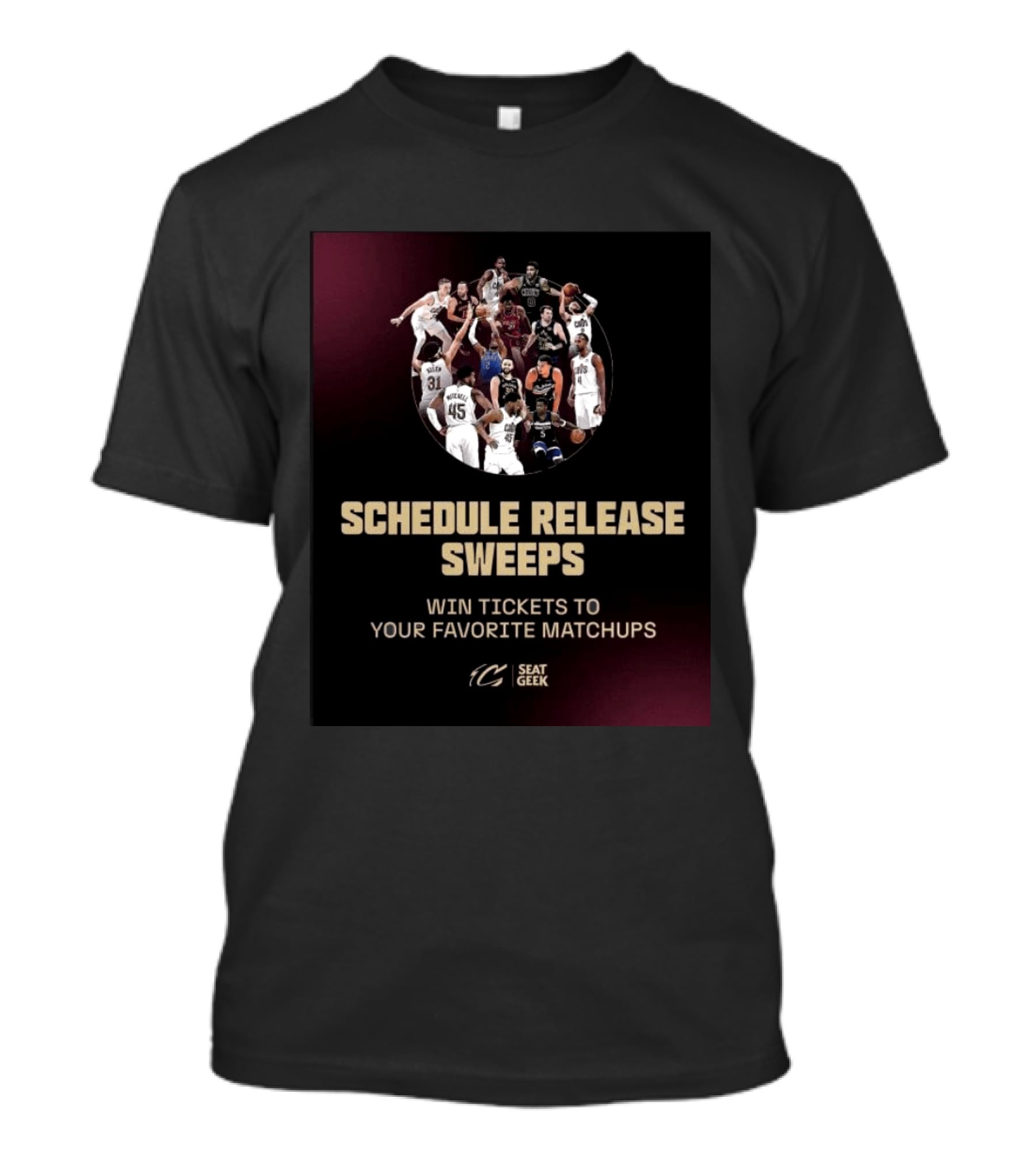 Schedule Release Sweeps Win Tickets To Your Favorite Matchups Seatgeek T-Shirt