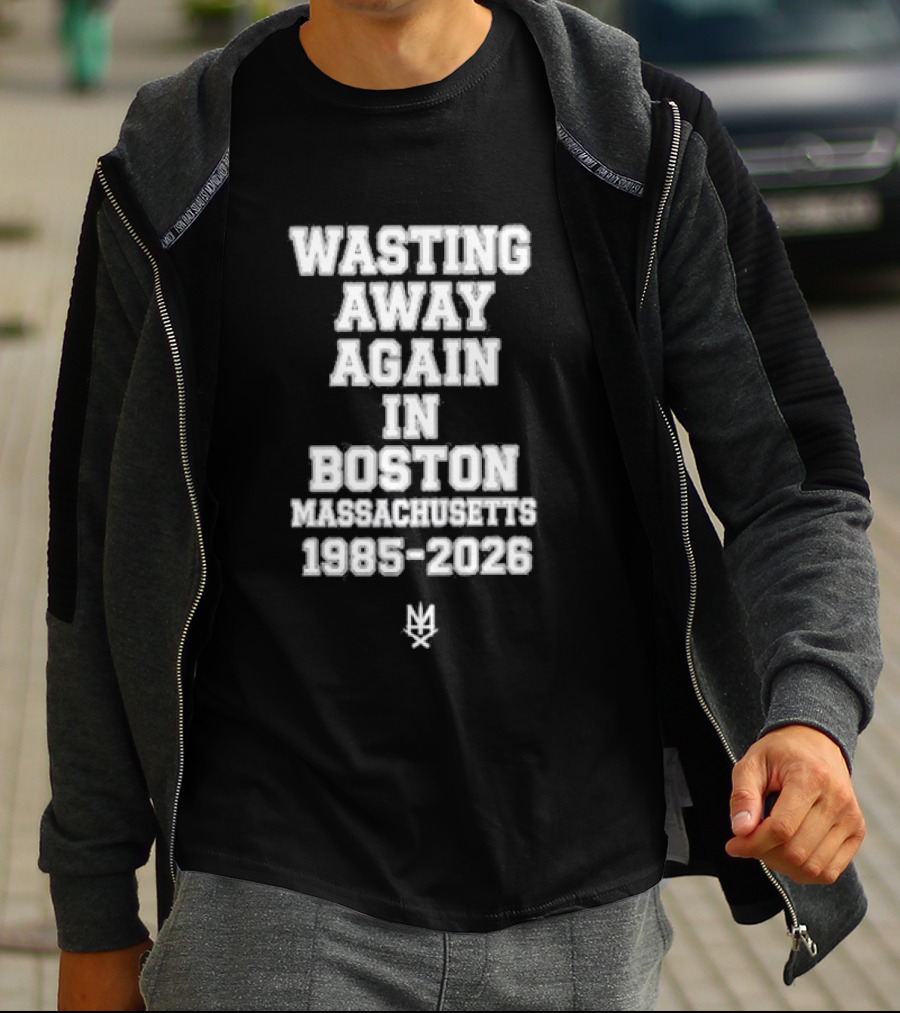 Slapshot Wasting Away Again In Boston Massachusetts 1985 2026 T-Shirt