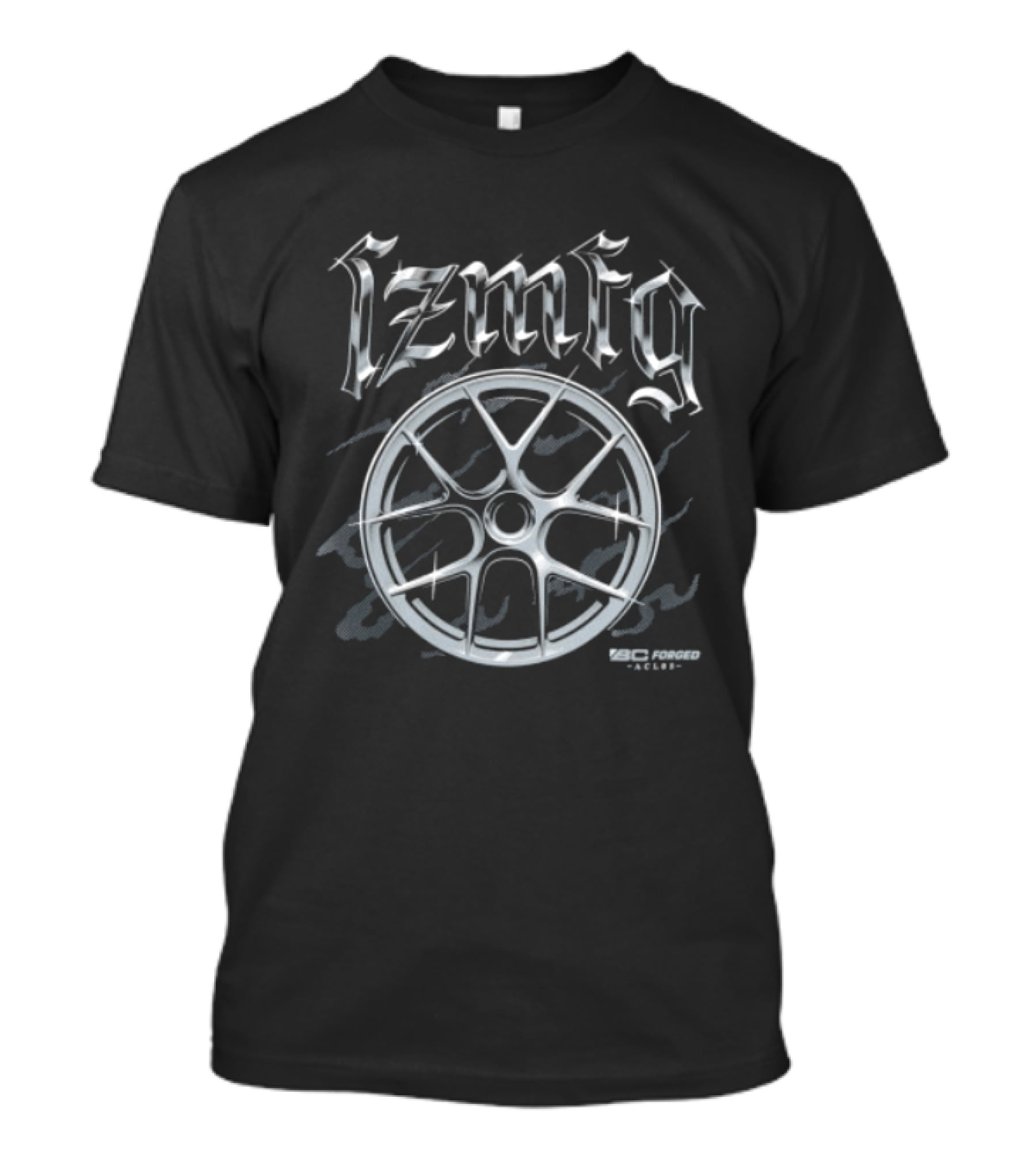 Lzmfg Gothic Chrome Wheel T-Shirt