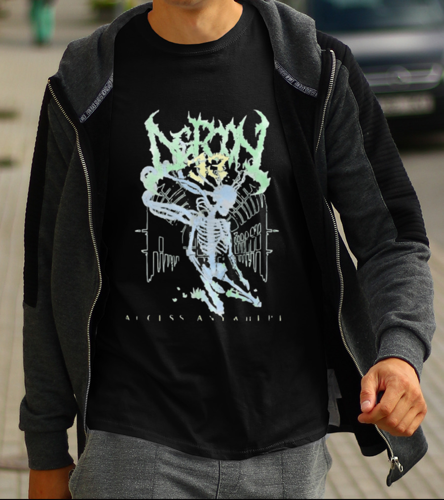 Neron 13 Skeleton Access Anywhere Metal Band T-Shirt