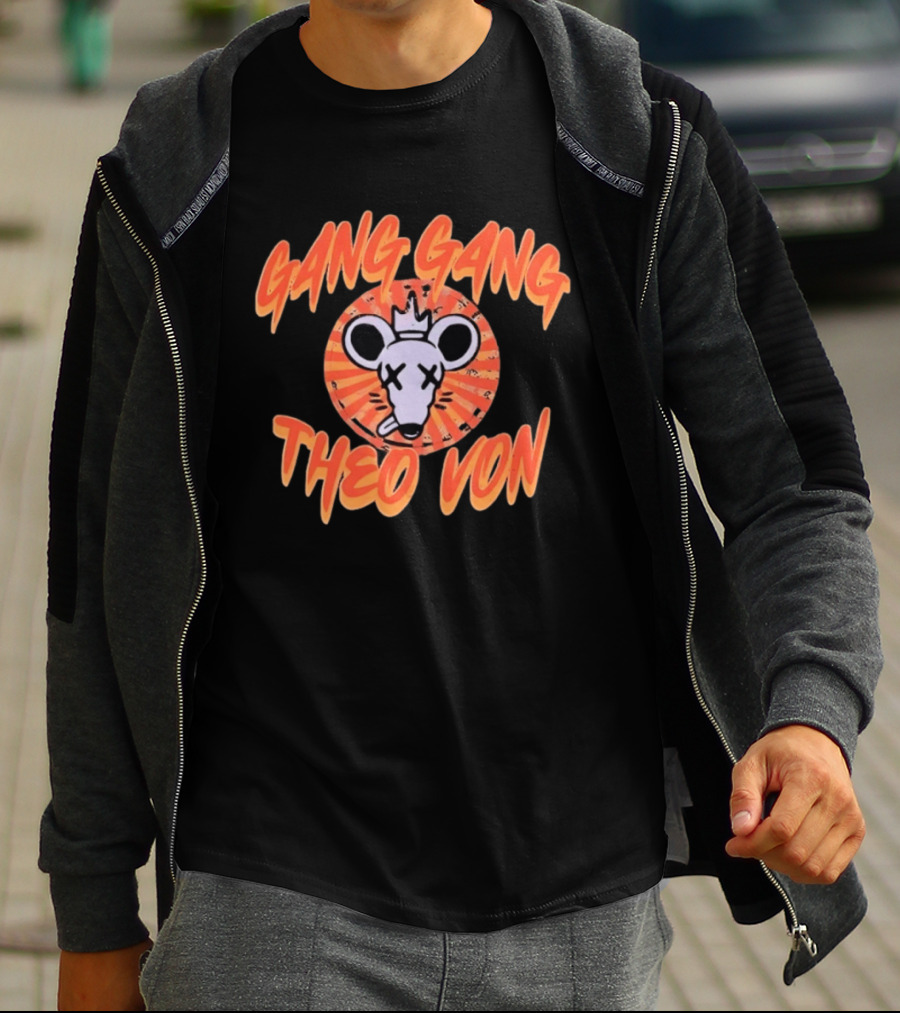 Theo Von Gang Gang Rat Comedy Podcast T-Shirt
