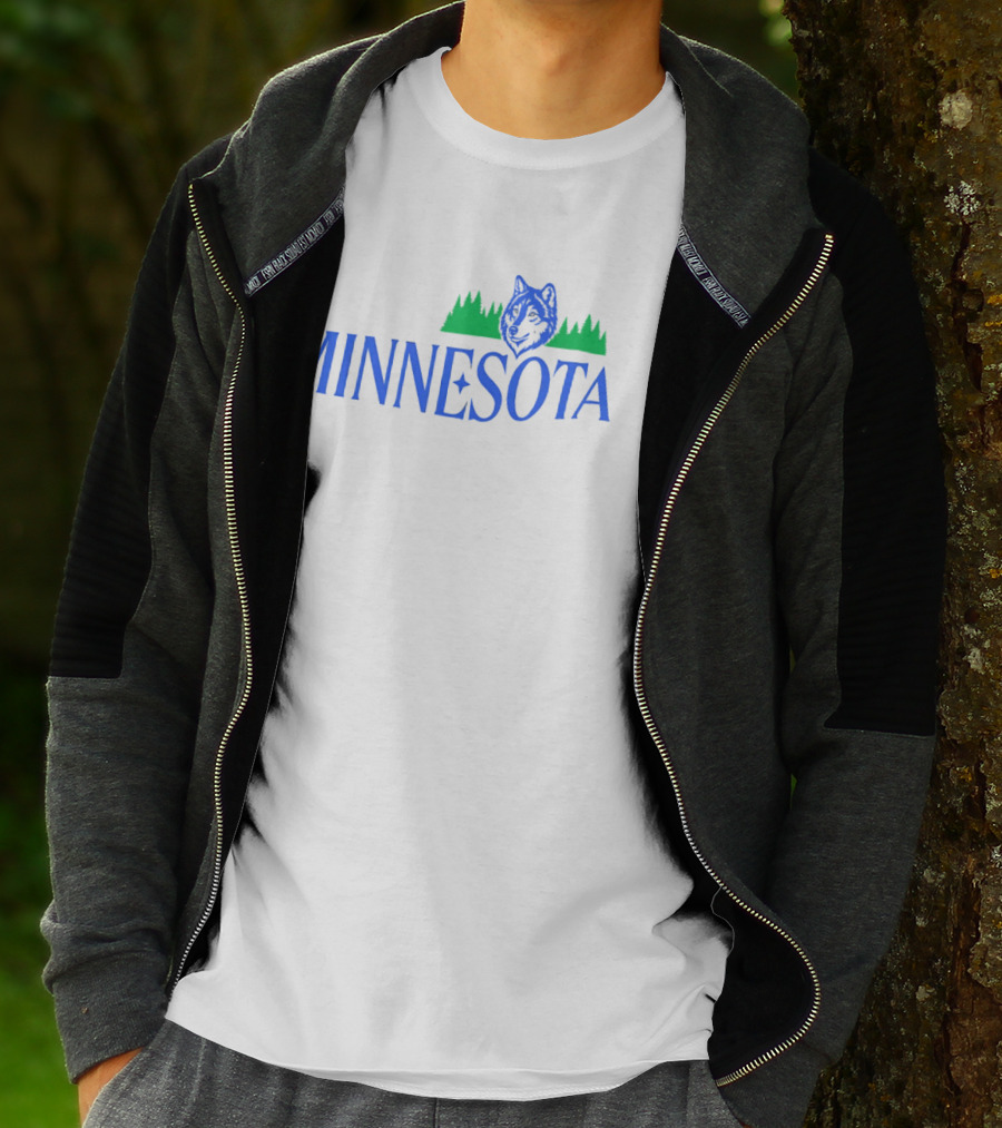 Minnesota Timberwolves Wolf Forest T-Shirt