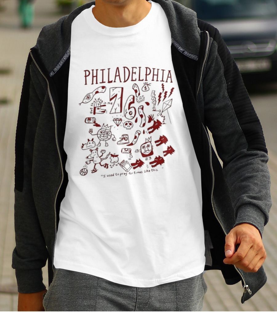 Philadelphia 76ers Got That Dog In Me I Used To Pray For Times Like This T-Shirt
