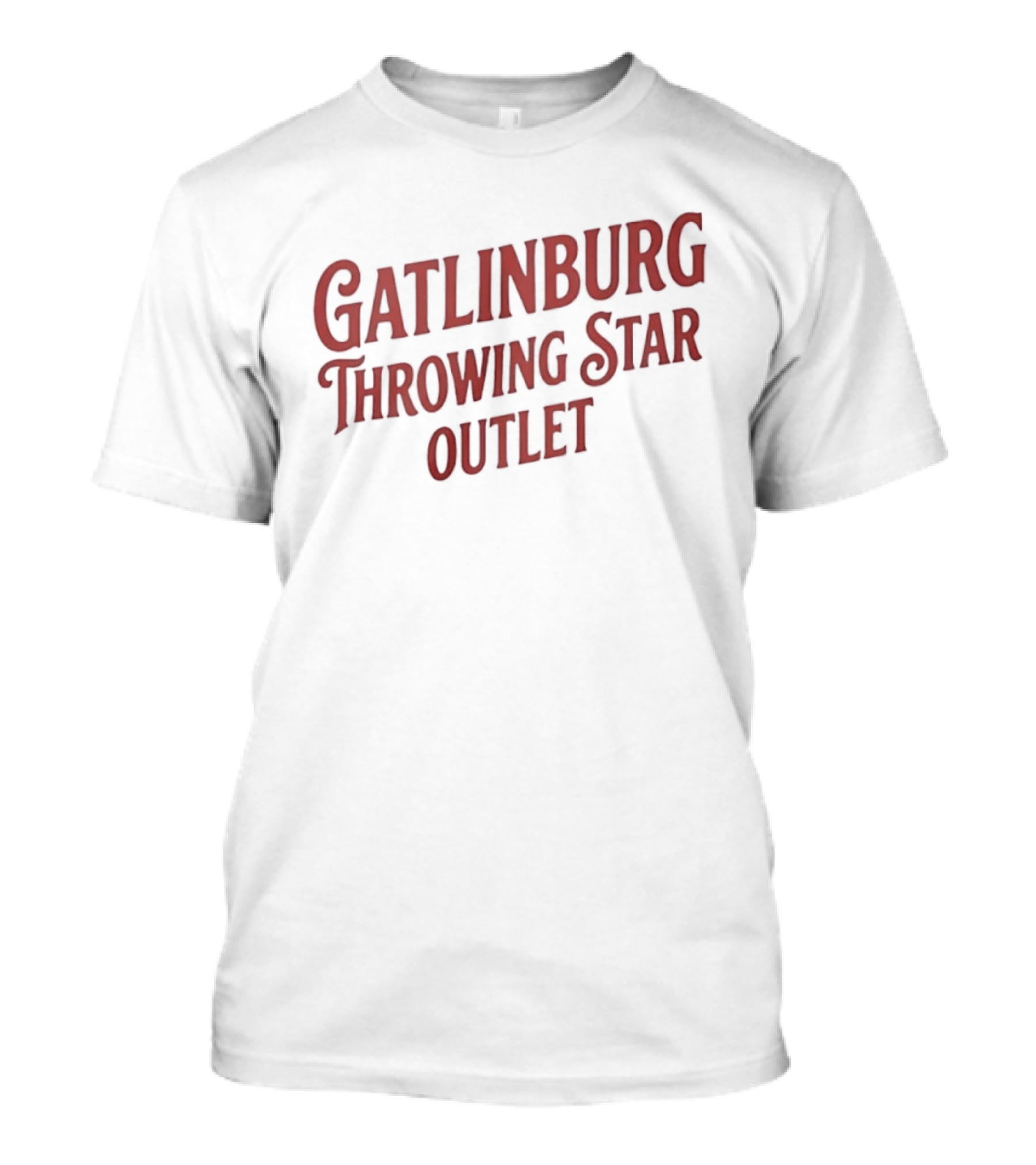 Gatlinburg Throwing Star Outlet Novelty T-Shirt