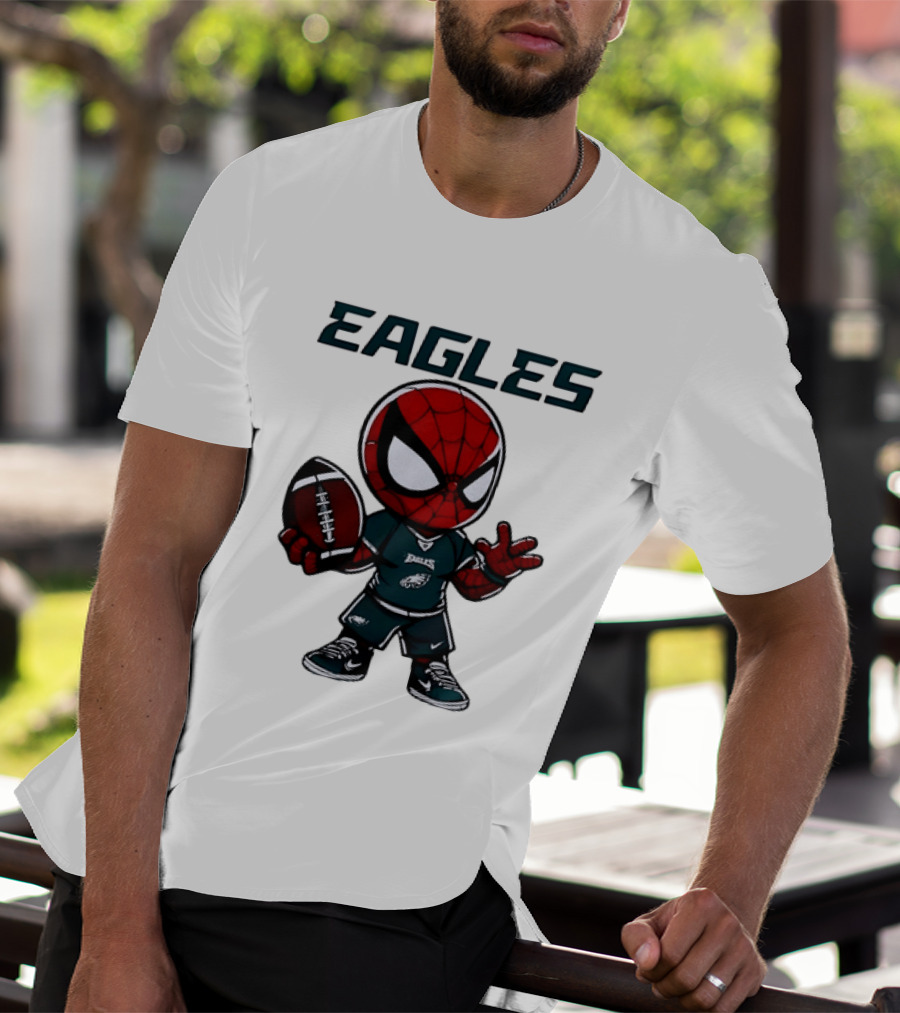 Spider Man Eagles Football Jersey Personalized Philadelphia Edition T-Shirt