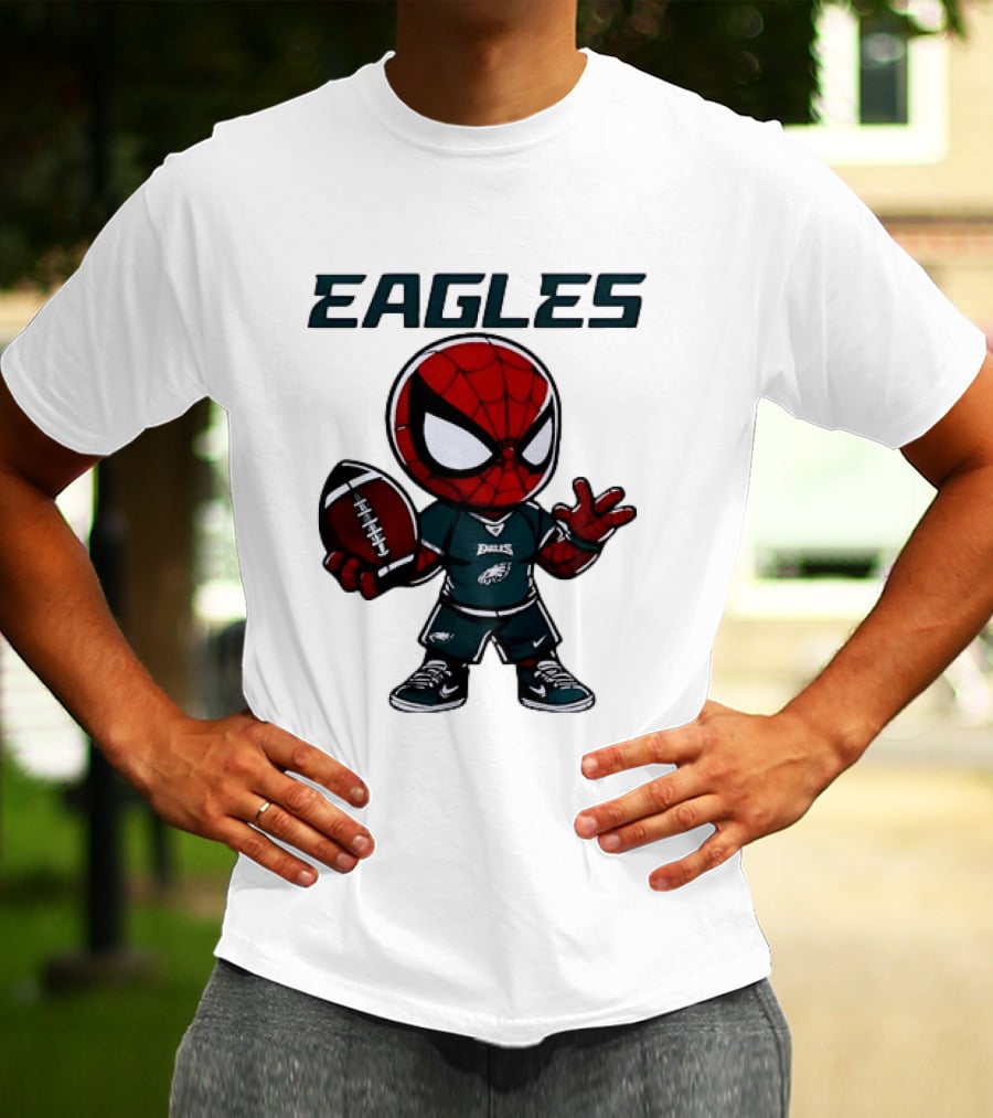 Spider Man Eagles Football Jersey Personalized Philadelphia Edition T-Shirt