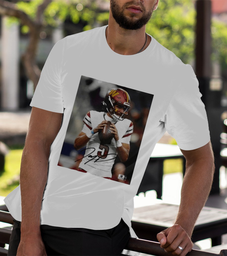Jayden Daniels Washington Commanders Football Player Number 3 T-Shirt