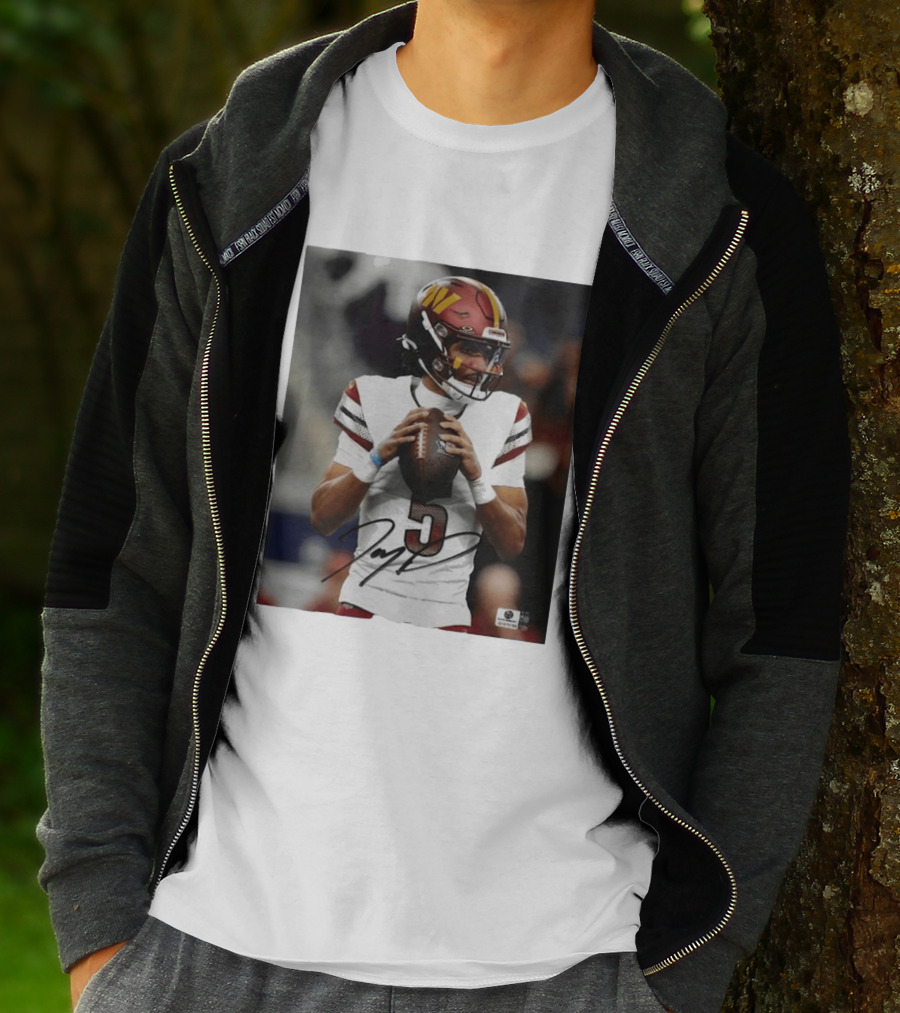 Jayden Daniels Washington Commanders Football Player Number 3 T-Shirt