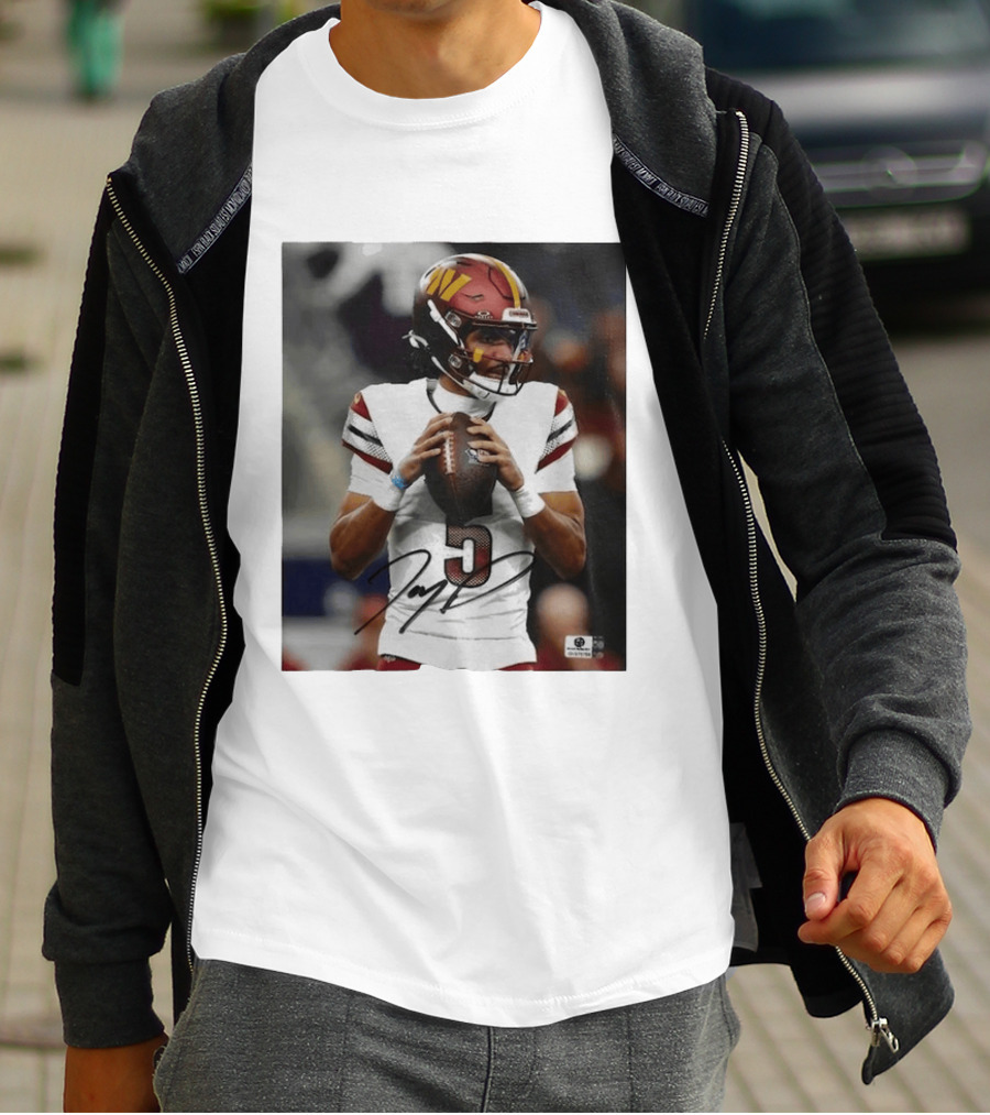 Jayden Daniels Washington Commanders Football Player Number 3 T-Shirt