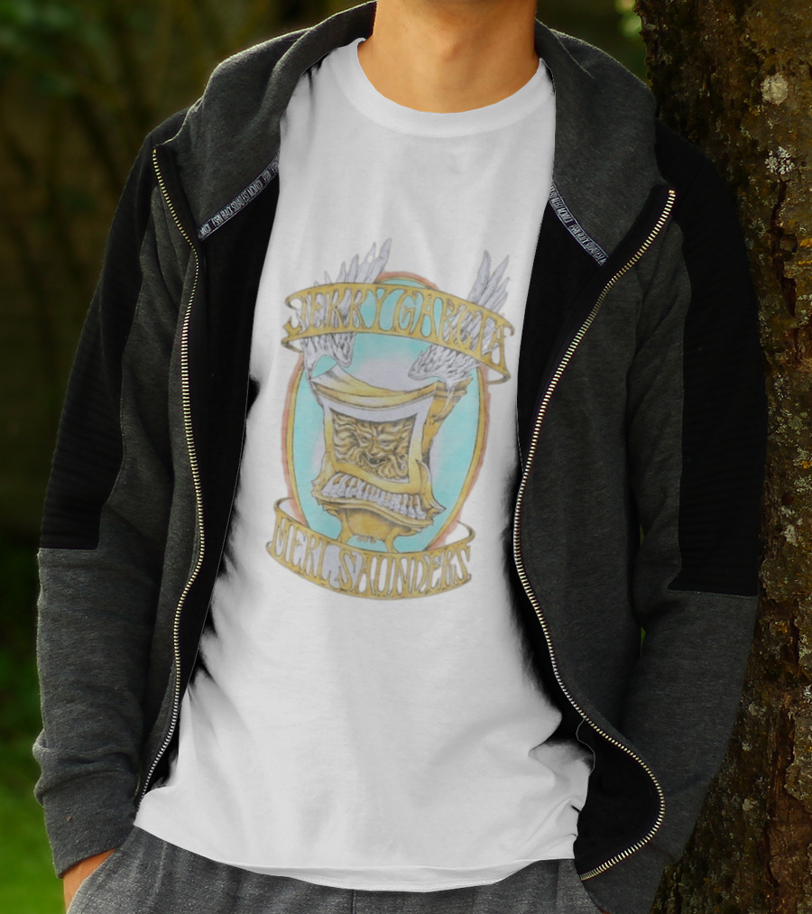 Jerry Garcia Merl Saunders Winged Piano Collaboration T-Shirt