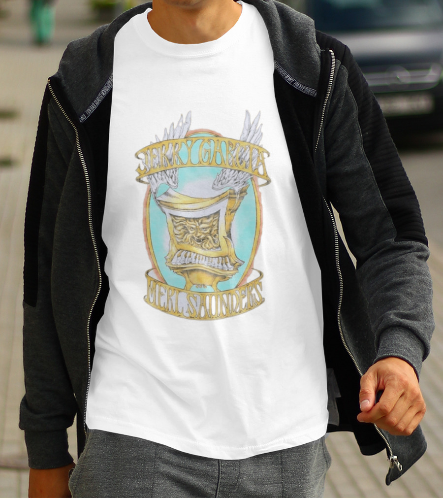 Jerry Garcia Merl Saunders Winged Piano Collaboration T-Shirt