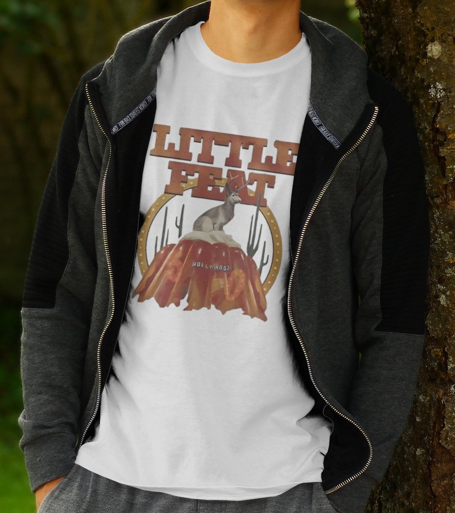 Little Feat Fifty Years Hollywood Record Album Antelope And Cactus T-Shirt
