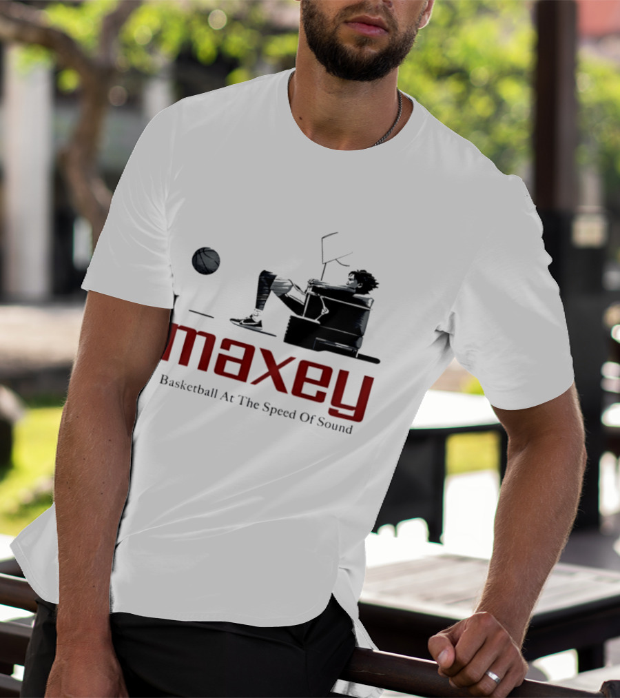 Maxey Basketball At The Speed Of Sound T-Shirt