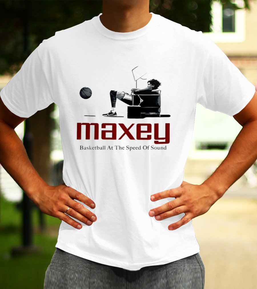 Maxey Basketball At The Speed Of Sound T-Shirt