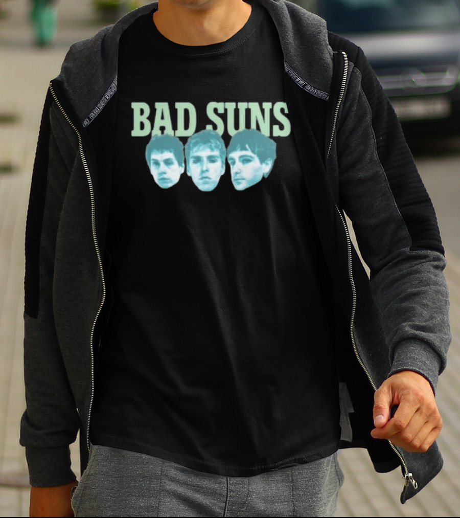 Bad Suns Band Floating Heads Imagery Merchandise T-Shirt