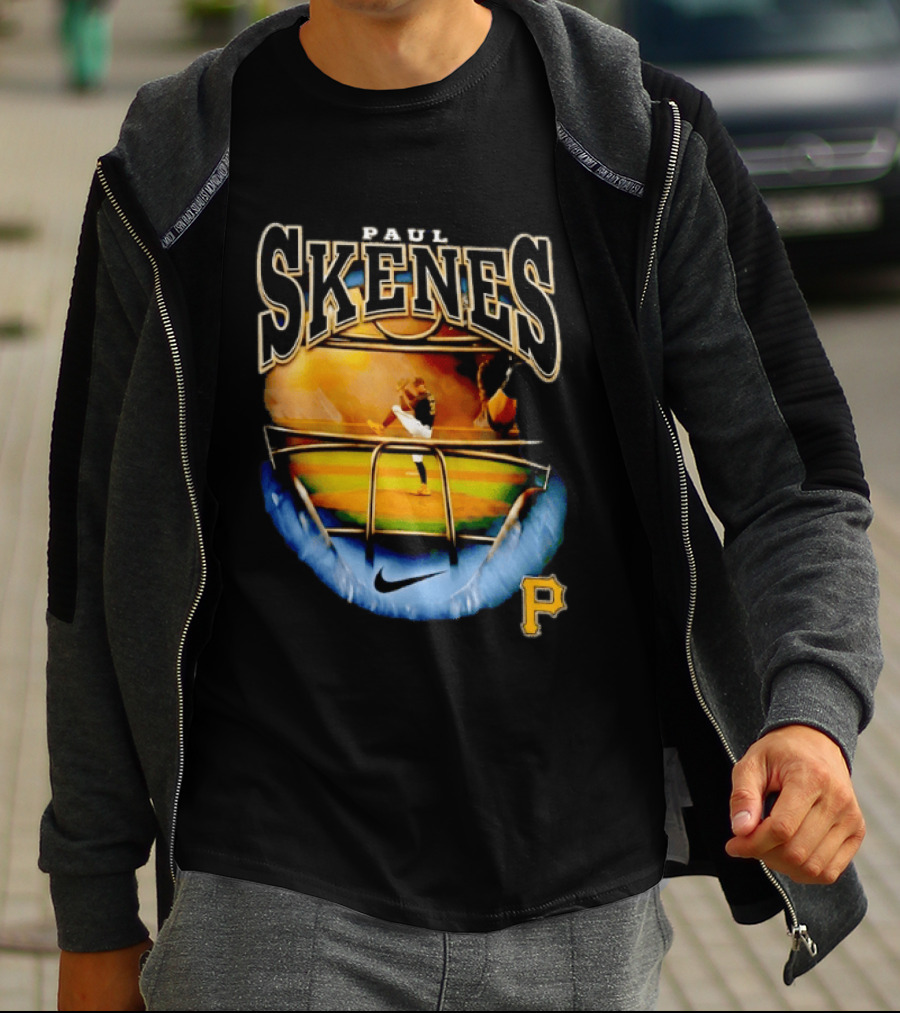 Paul Skenes Pittsburgh Pirates Ballpark Action Nike T-Shirt