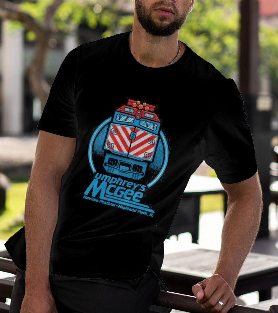 Highland Park IL 08.15.2026 Umphrey's McGee Tour Train T-Shirt