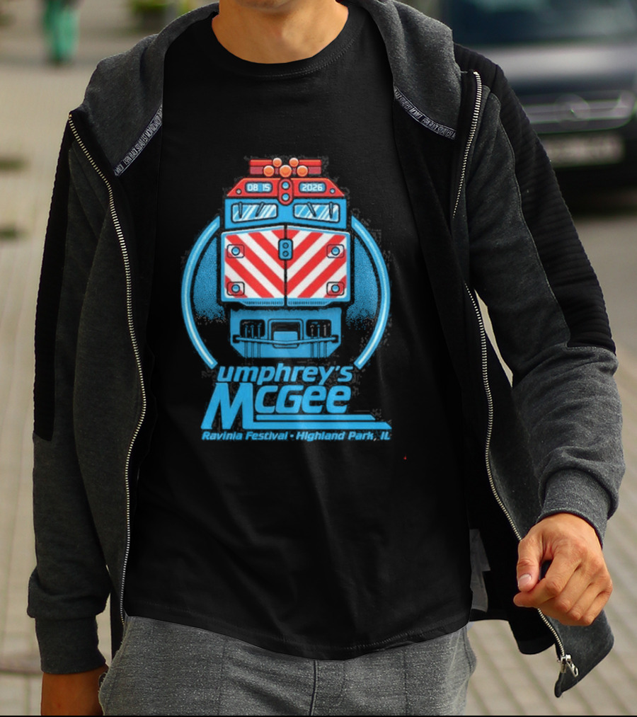 Highland Park IL 08.15.2026 Umphrey's McGee Tour Train T-Shirt