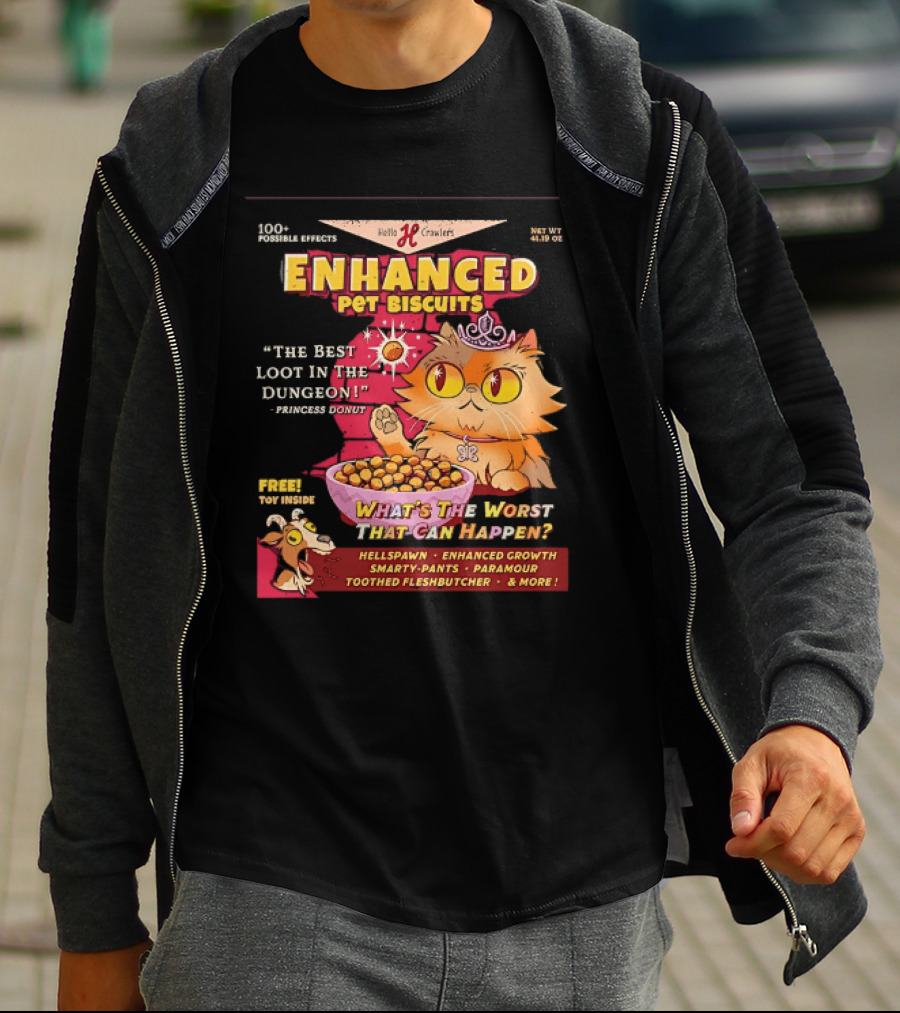 Enhanced Pet Biscuits Princess Donut Best Loot In The Dungeon T-Shirt