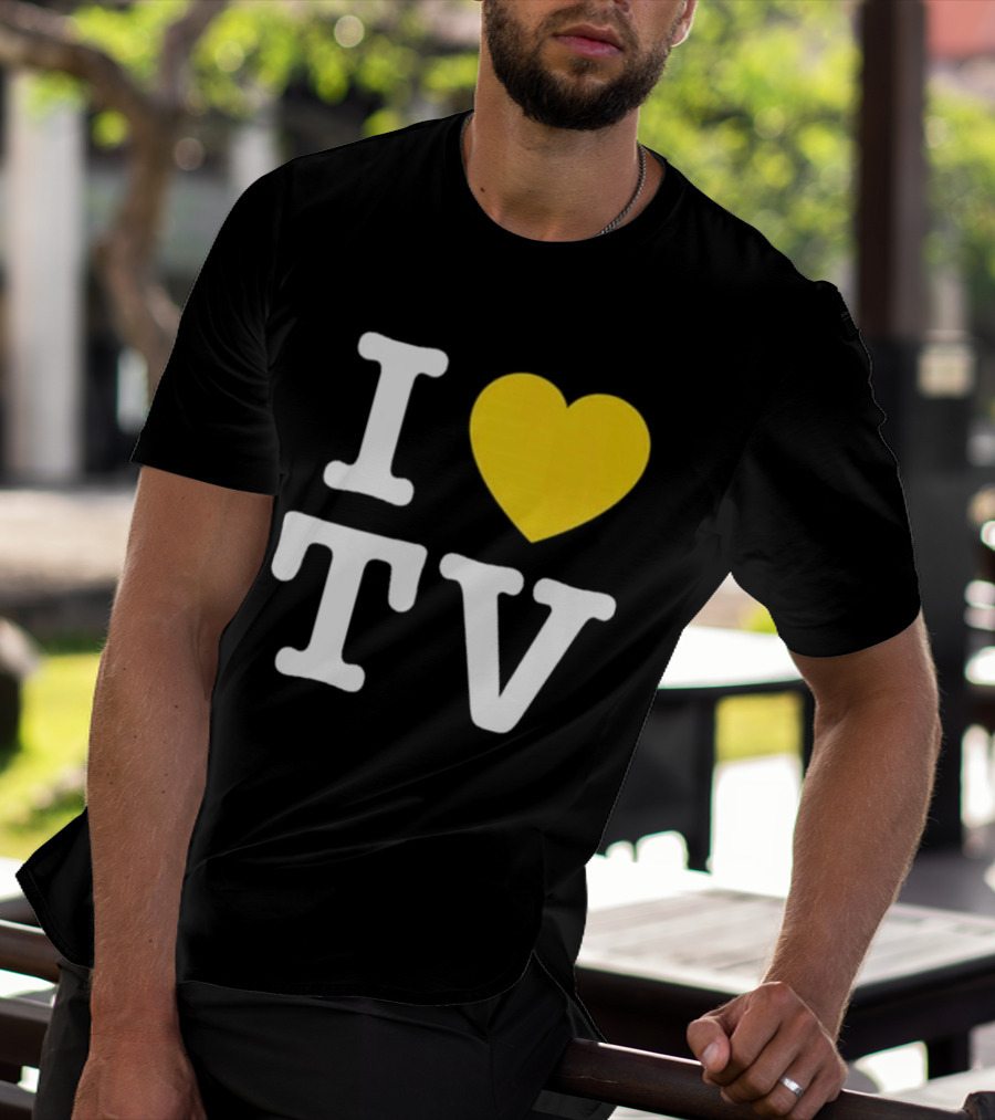 Hivemind I Love TV Heart T-Shirt