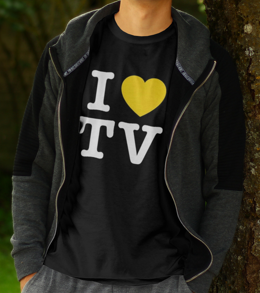 Hivemind I Love TV Heart T-Shirt
