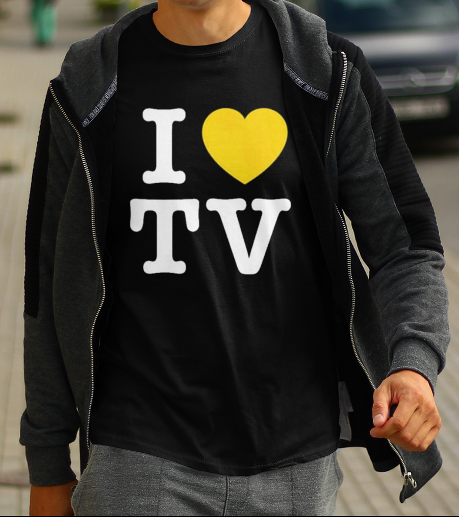 Hivemind I Love TV Heart T-Shirt