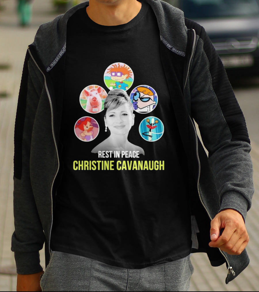 Rest In Peace Christine Cavanaugh Chuckie Dexter Babe Gosalyn Globehornet T-Shirt