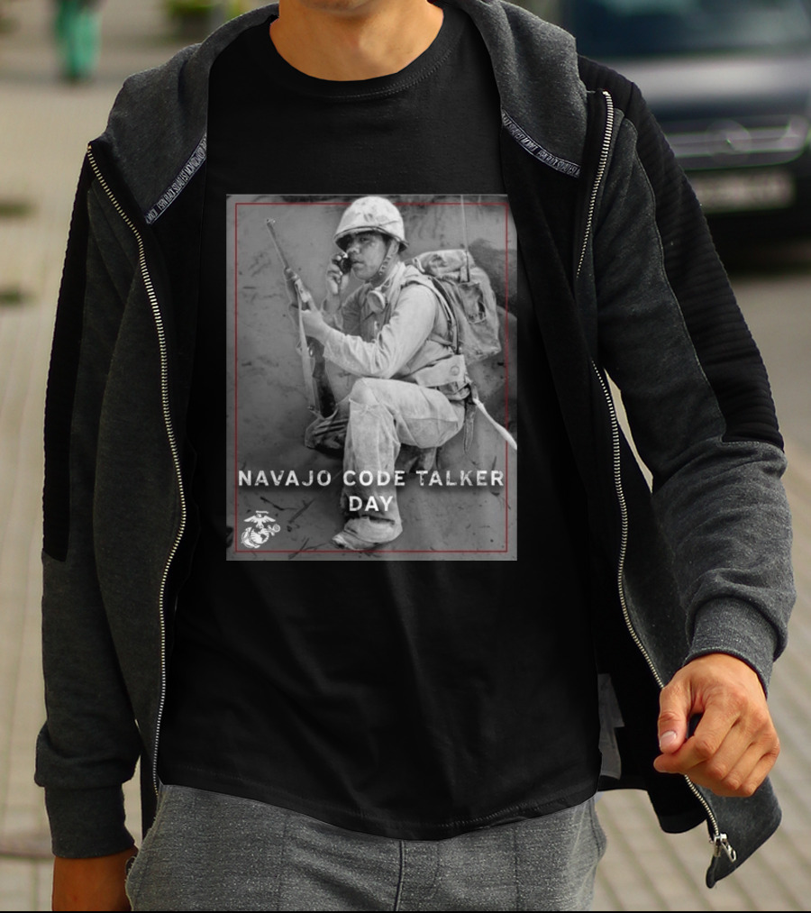 Navajo Code Talker Day Marine Corps T-Shirt