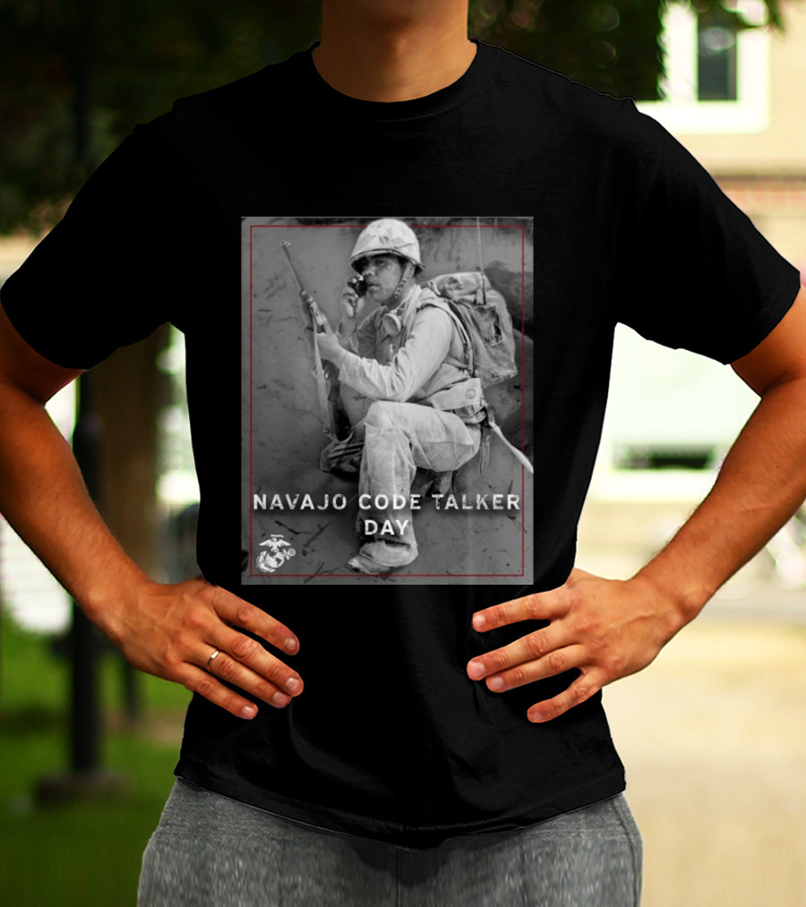 Navajo Code Talker Day Marine Corps T-Shirt