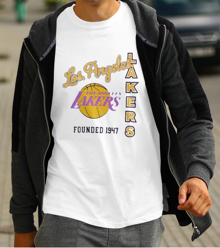 Los Angeles Lakers Founded 1947 NBA Basketball Team T-Shirt