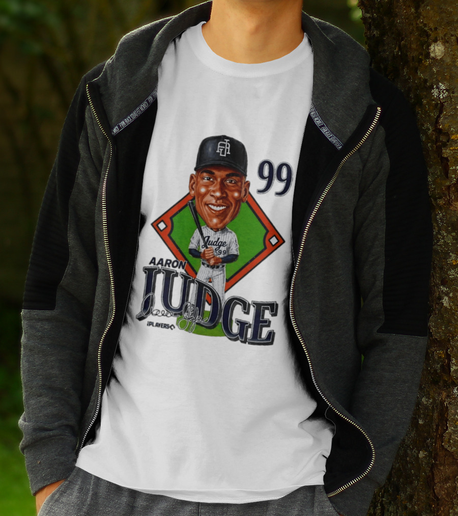 Aaron Judge New York Yankees Player 99 Caricature T-Shirt