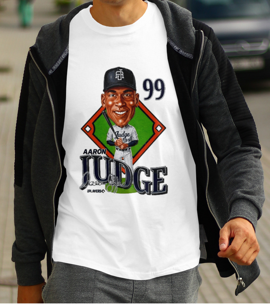 Aaron Judge New York Yankees Player 99 Caricature T-Shirt