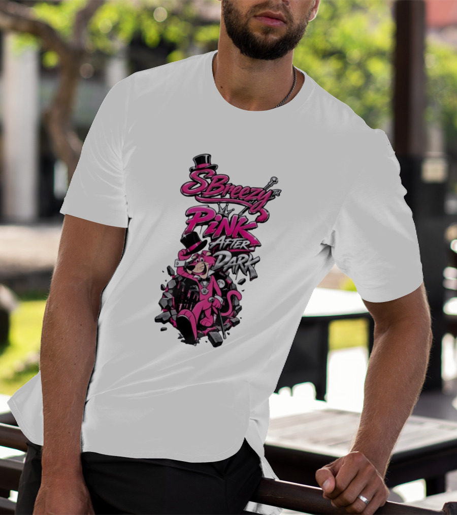 SBreezy Pink After Dark Cartoon T-Shirt