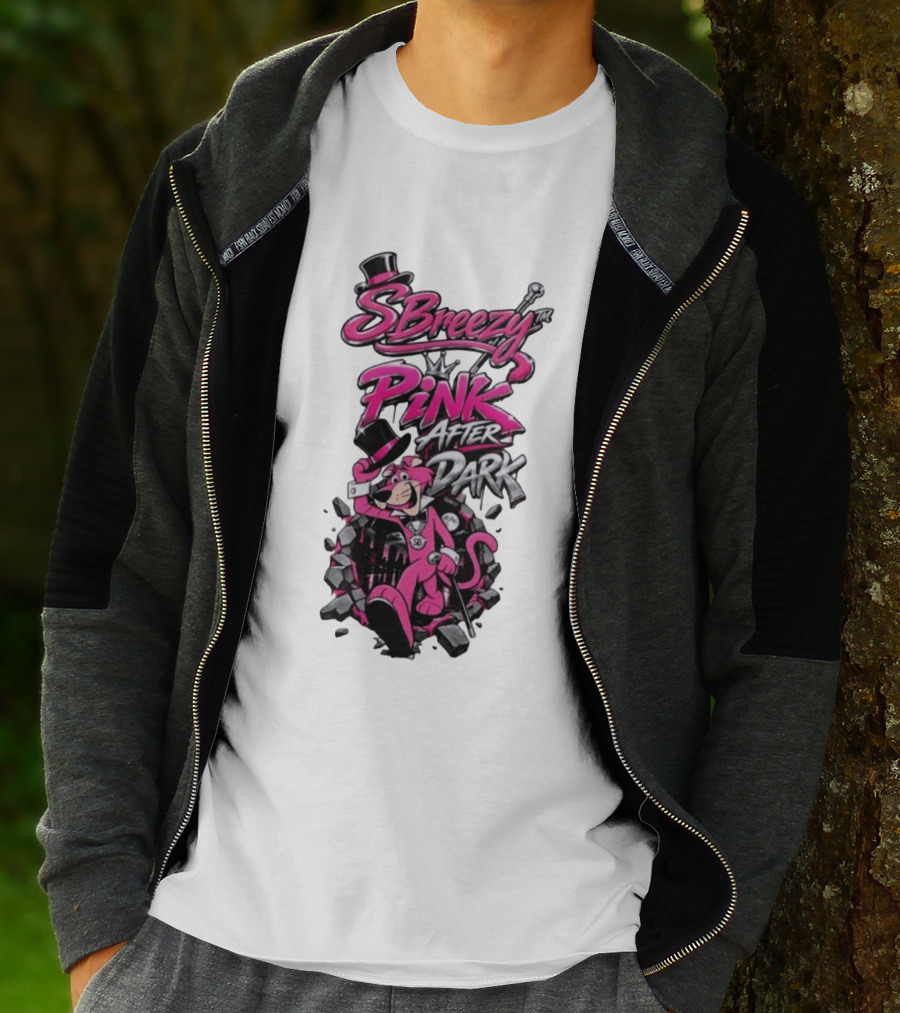 SBreezy Pink After Dark Cartoon T-Shirt