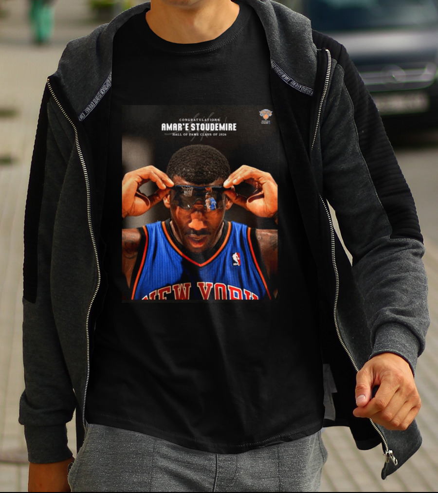 Congratulations Amar'e Stoudemire New York Knicks Hall Of Fame Class Of 2026 T-Shirt