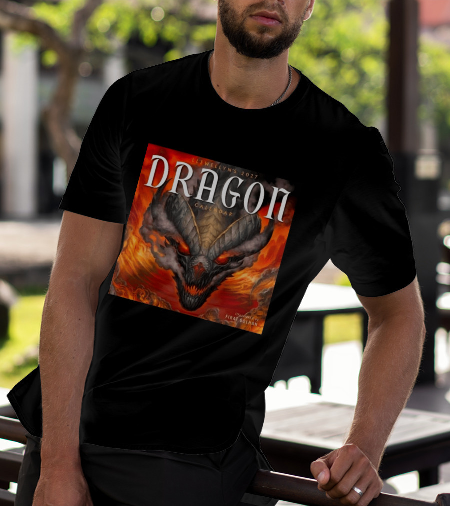 Llewellyn's 2027 Dragon Calendar Illustrated By Firat Solhan T-Shirt