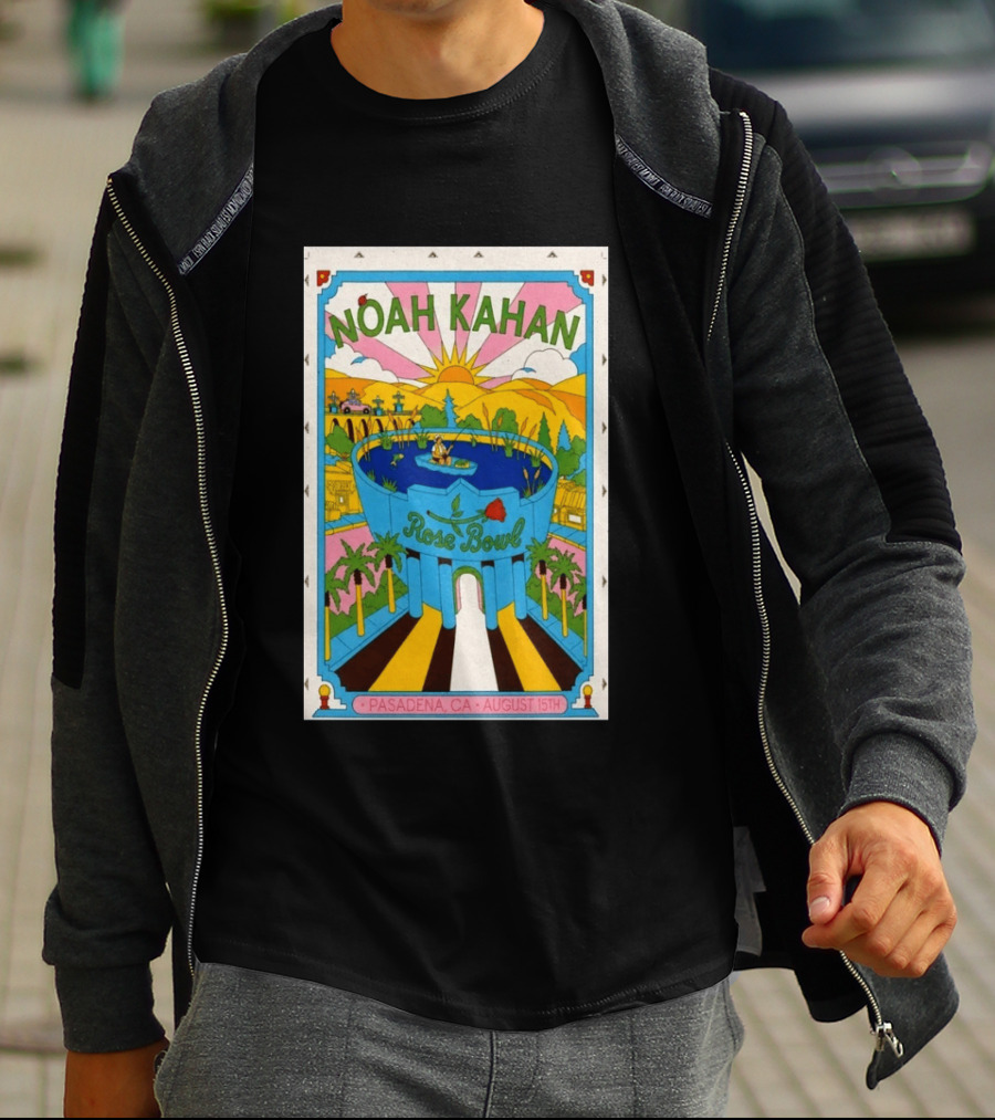 Noah Kahan Rose Bowl Pasadena CA August 15th 2026 T-Shirt