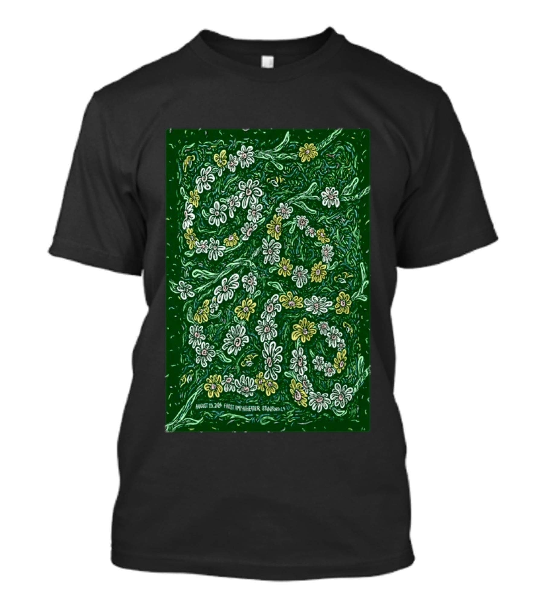 Goose 2026 Frost Amphitheater Stanford CA August 15 Floral T-Shirt