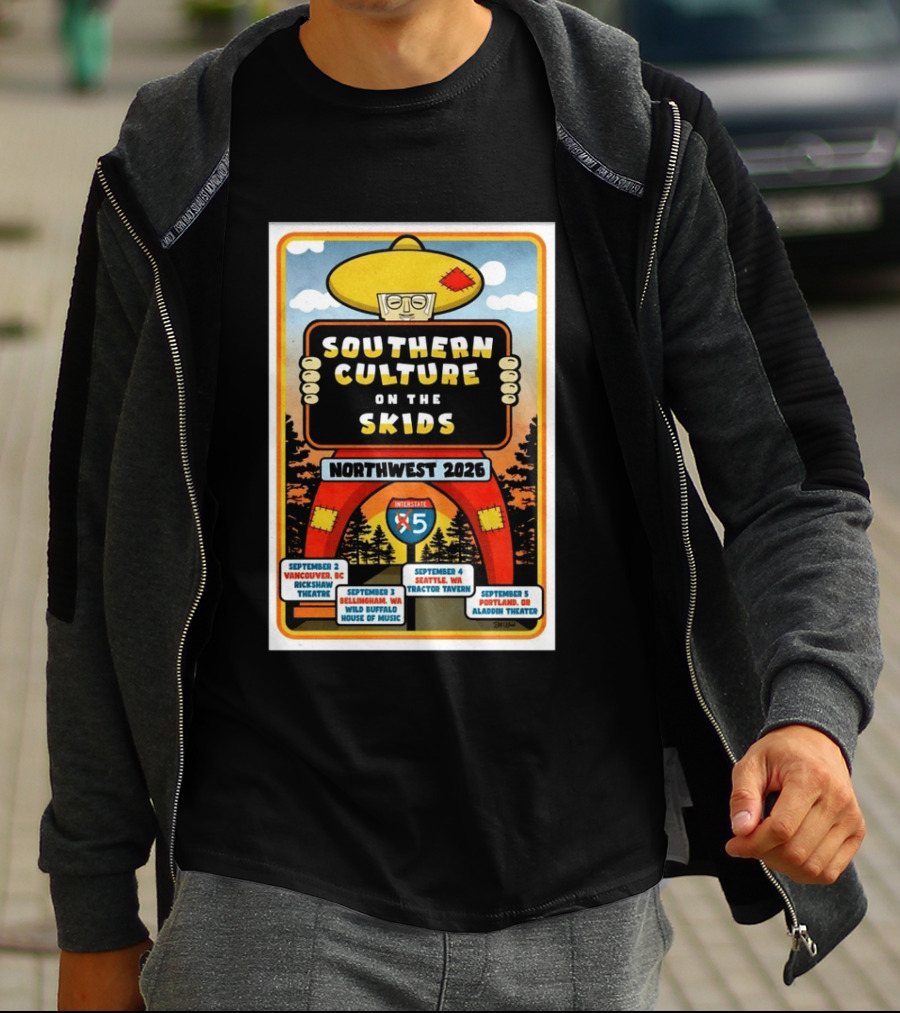 Southern Culture On The Skids Northwest 2026 Tour Vancouver Seattle Portland T-Shirt