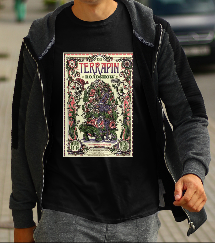Terrapin Roadshow August 15 16 2026 Salty Gebhardt Amphitheater Truckee California T-Shirt